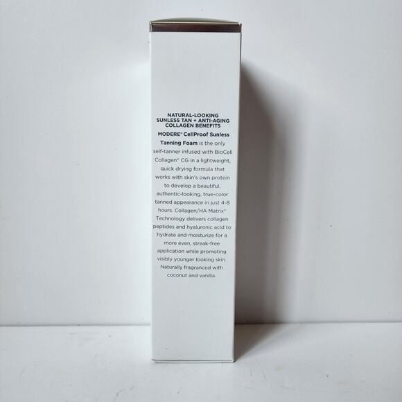Modere Cellproof Sunless Tanning Foam Self Tanner 6.8 oz New In Box Exp 11/23 - Picture 2 of 9